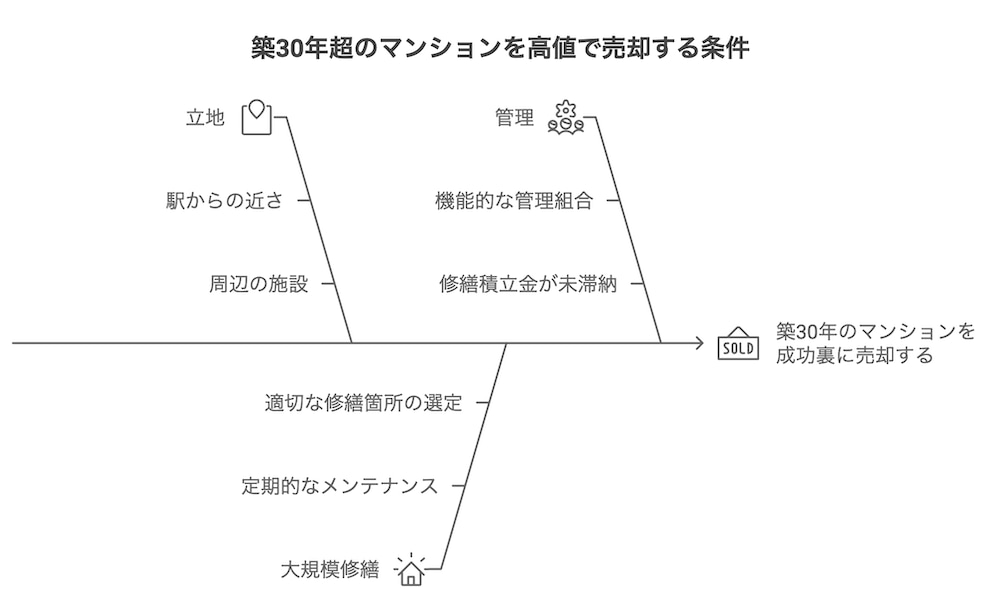 横浜不動産売却｜築30年超のマンションを高値で売却する条件