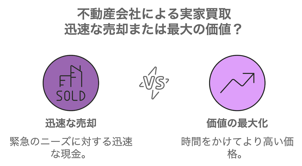 横浜不動産売却｜不動産会社による実家買取｜迅速な売却または最大の価値？