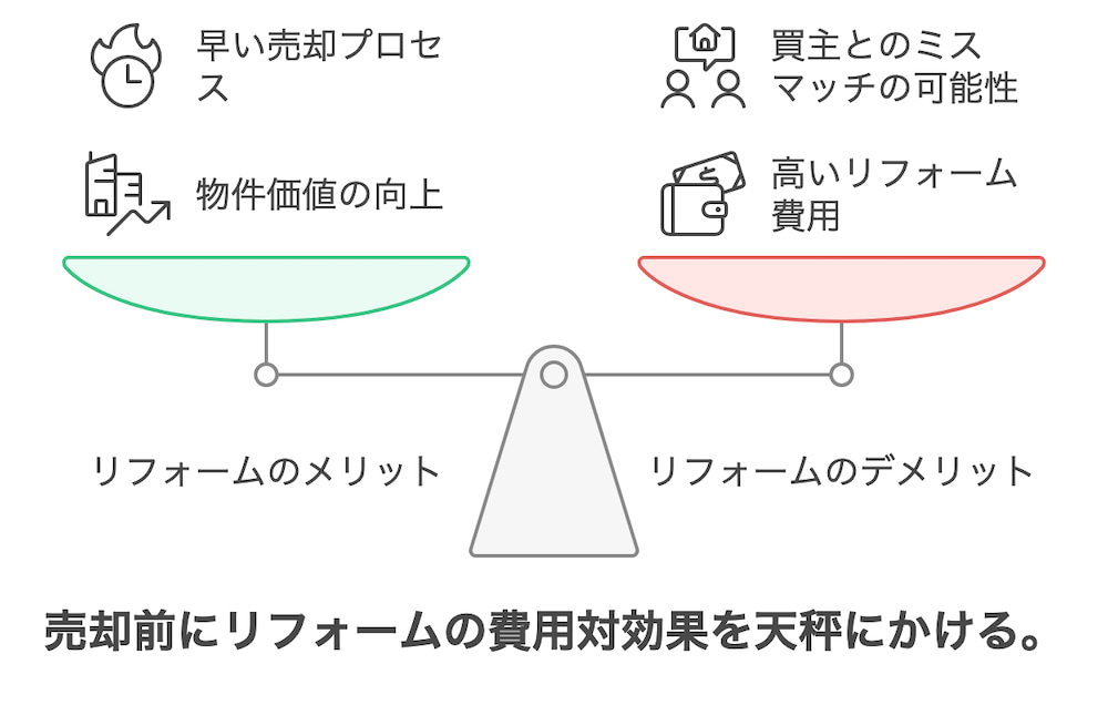 横浜不動産売却｜売却前にリフォームの費用対効果を天秤にかける